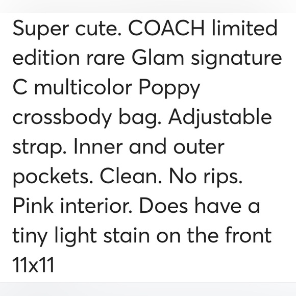 Coach Poppy Glam Bag. - Picture 12 of 12
